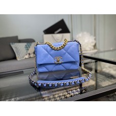 Chanel 19 Bag Lambskin 1160 Light Blue