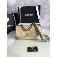 Chanel 19 Bag Patent Leather 1160 Apricot