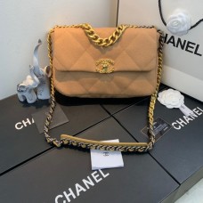 Chanel 19 Bag Tweed1 Khaki