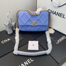 Chanel 19 Bag Tweed2 Blue