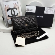 Chanel Classic WOC Bag Lambskin Black