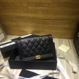 Chanel Le Boy1 WOC Bag Cavair Black