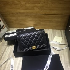 Chanel Le Boy1 WOC Bag Lambskin Black