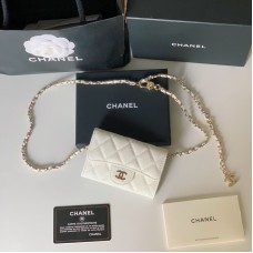 Chanel Original Grained Calfskin Pocket 81081 White