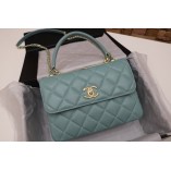 Chanel Trendy CC Bag Lambskin Green Blue