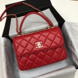 Chanel Trendy CC Bag Lambskin Red