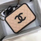 Chanel Caviar Skin Cosmetic Bag 93342