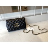 Chanel Classic Wallet On Chain Lambskin AP1794 Black