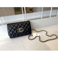 Chanel Classic Wallet On Chain Lambskin AP1794 Black