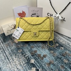 Chanel Large Flap Bag AS2358 Yellow