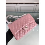 Chanel Classic Flap Medium Bag New Caviar Pearl Pink