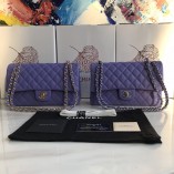 Chanel 1112 Flap Shoulder bag Caviar Violet