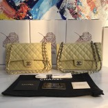 Chanel 1112 Flap Shoulder bag Caviar Yellow