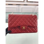 Chanel 1113 Large Flap Bag Caviar Red