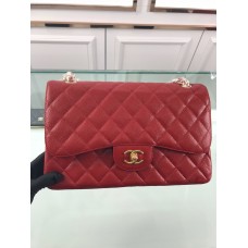 Chanel 1113 Large Flap Bag Caviar Red