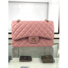 Chanel 1113 Large Flap Bag Lambskin Pink