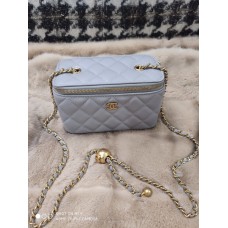 Chanel Clutch With Chain Lambskin AP2303 Grey