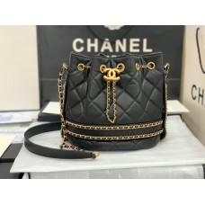 Chanel Bucket Bag AS1266 Black