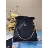 Chanel 2020 Drawstring bag Black