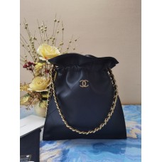 Chanel 2020 Drawstring bag Black