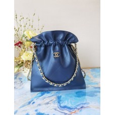 Chanel 2020 Drawstring bag Blue