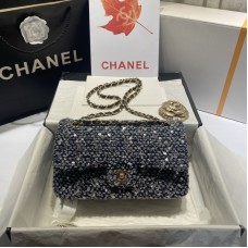 Chanel 2022 Spring/Summer Wool Show Sequin Chain Bag 25cm