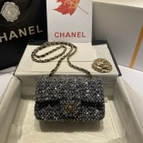 Chanel 2022 Spring/Summer Wool Show Sequin Chain Bag 20cm