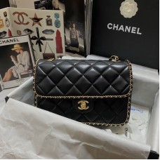 Chanel Classic Flap Chain Handbag Black