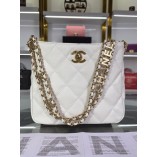 Chanel 2022 SS Small Stray Bag AS3223 White