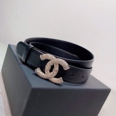 Chanel Leather belt Black 3.0