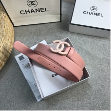 Chanel Belts 30mm Calfskin Pink