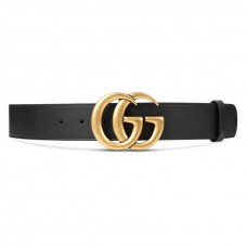 Gucci Black Leather Belt