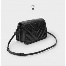 FS Simple Flap One-Shoulder Small Square Bag