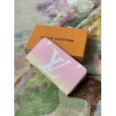 Louis Vuitton Zippy Wallet Autres Toiles Monogram in Light Pink M80361