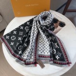 Louis Vuitton Letter Color Block Scarf