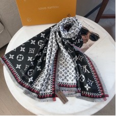 Louis Vuitton Letter Color Block Scarf