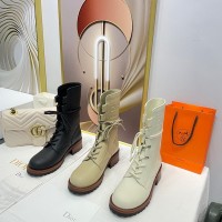 Dior 2021 The New Cowhide Short Boots