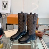 Louis Vuitton New in 2021 Monogram Calf Leather Boots