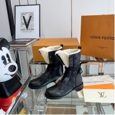 Louis Vuitton New in 2021 Metropolis Flat Ranger Boots Black