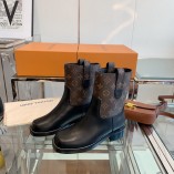 Louis Vuitton New in 2021 Monogram Calf Leather Short Boots