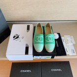 Chanel Spring And Summer New Double C Logo Fisherman Shoes Dreen