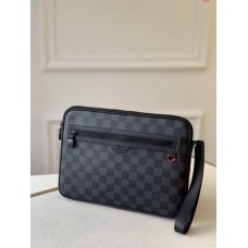 Louis Vuitton Damier Graphite Kasai Clutch Bag