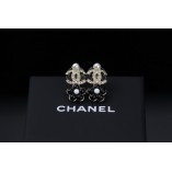 Chanel Camellia CC Stud Earrings