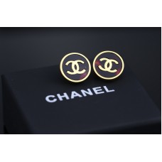 Chanel Candy Red Stud Earrings