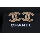 Chanel Pink C earrings