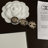 Chanel Three Logo Lambskin Hairpin