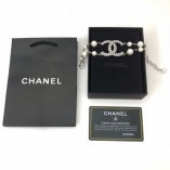 Chanel Code GH078 Big Double C Pearl Bracelet