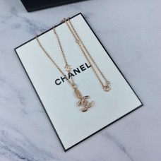 Chanel Thick Double-layer Classic Double C Necklace Gold