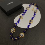 Chanel Medieval Double C Re-engraved Original Logo Necklace