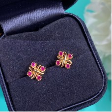 Tiffany & Co.Lynn Earrings Round Rubies